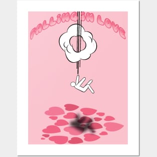 Falling in love during Valentine's Day Posters and Art